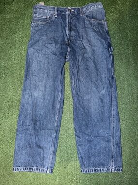 Denizen from Levi's Men's Relaxed Straight Indigo Jeans